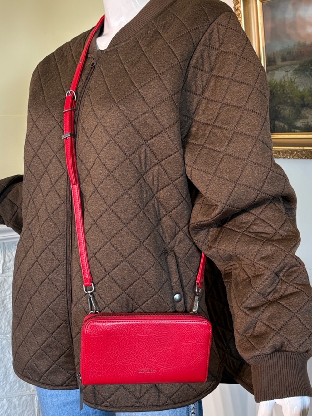 Matt & Nat Inver Vegan Crossbody Wallet - Dwell Red
